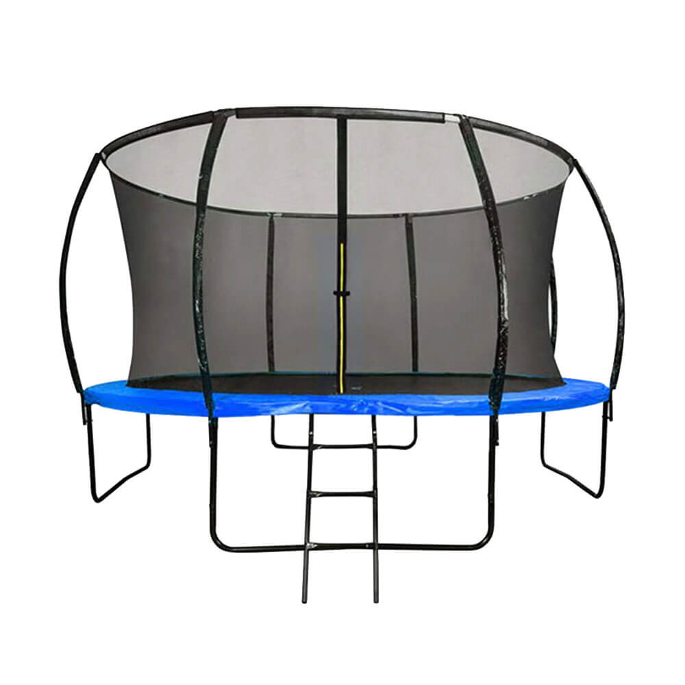 Trampoline w/ Ladder Shoe Bag & Basketball Hoop