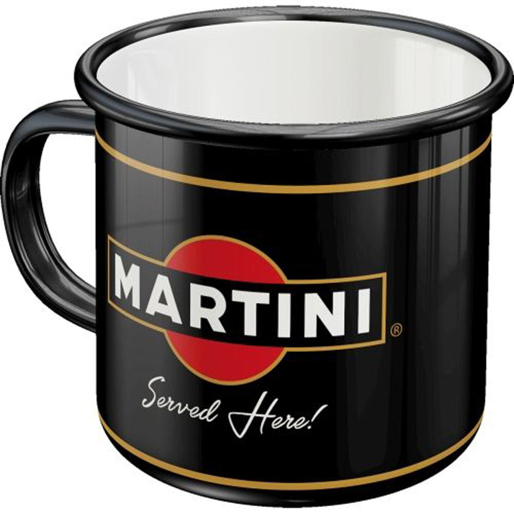 Nostalgic-Art Martini Served Here Enamel Mug