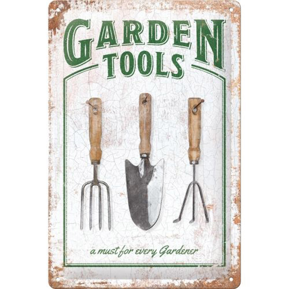 Nostalgic-Art Garden Tools Medium Sign (20x30cm)