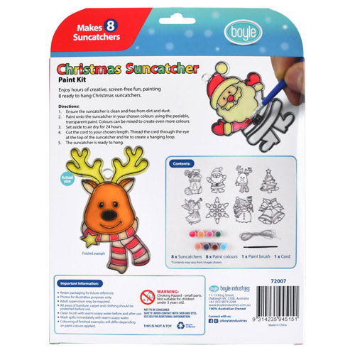 Christmas Suncatcher Paint and Craft Kit