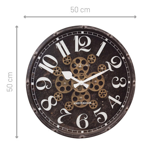 NeXtime Henry Wall Clock 50cm (Black)