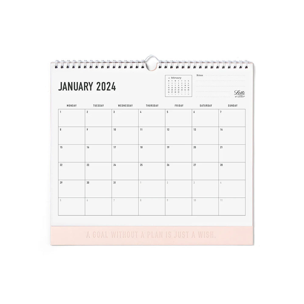 Letts 2024 Conscious Wall Calendar