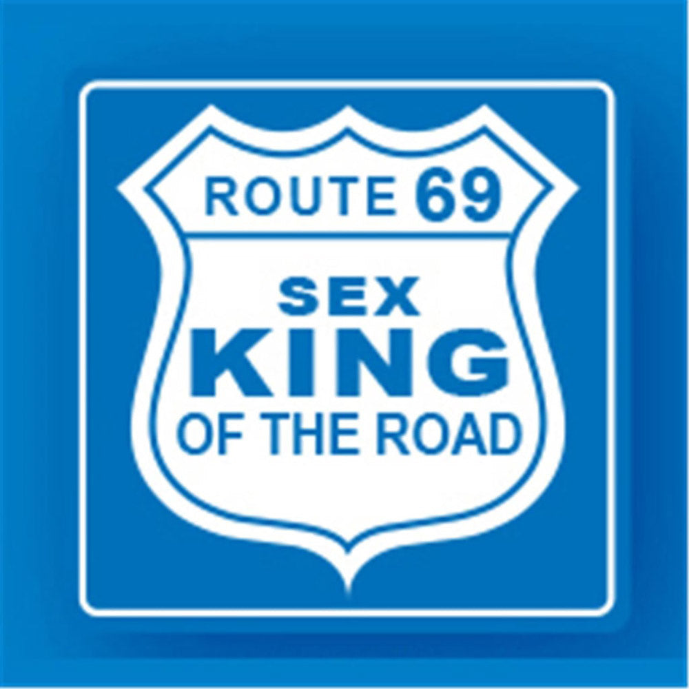 King of the Road PVC Sign Keyring