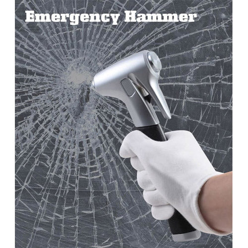 Emergency Hammer with LED Flashlight