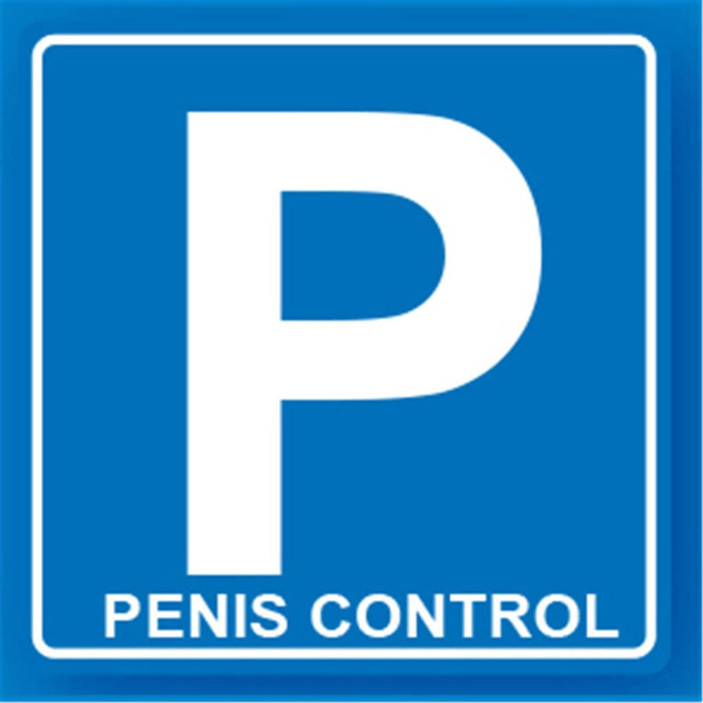 P Control Metal Traffic Sign