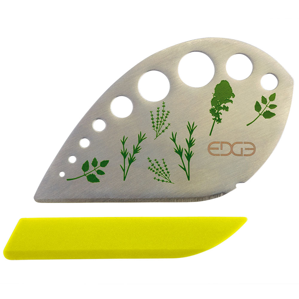 Edge Design Stainless Steel Herb Stripper with Sleeve