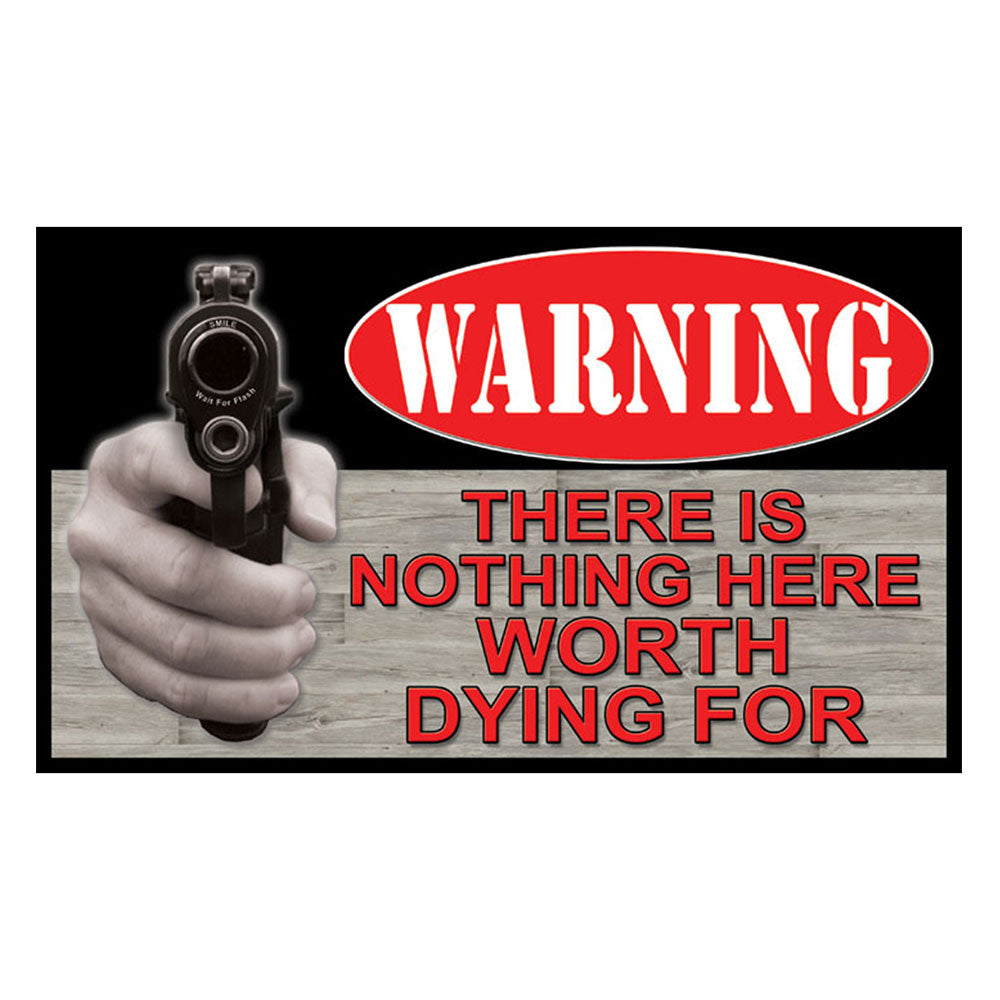 Nothing Worth Dying Door Mat (30x18")
