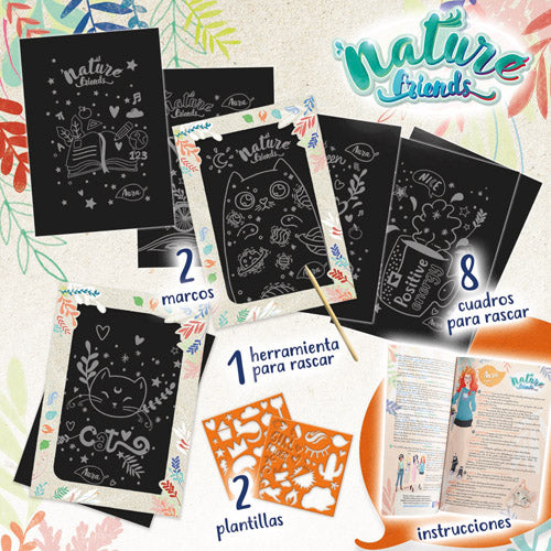 Nature Friends Scratch Art Kit