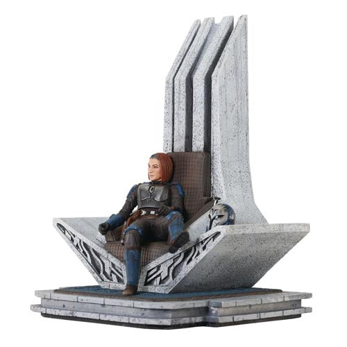 Star Wars: Mandalorian Bo-Katan on Throne Statue