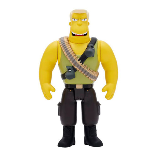 The Simpsons: McBain McBain Commando Reaction 3.75" Figure