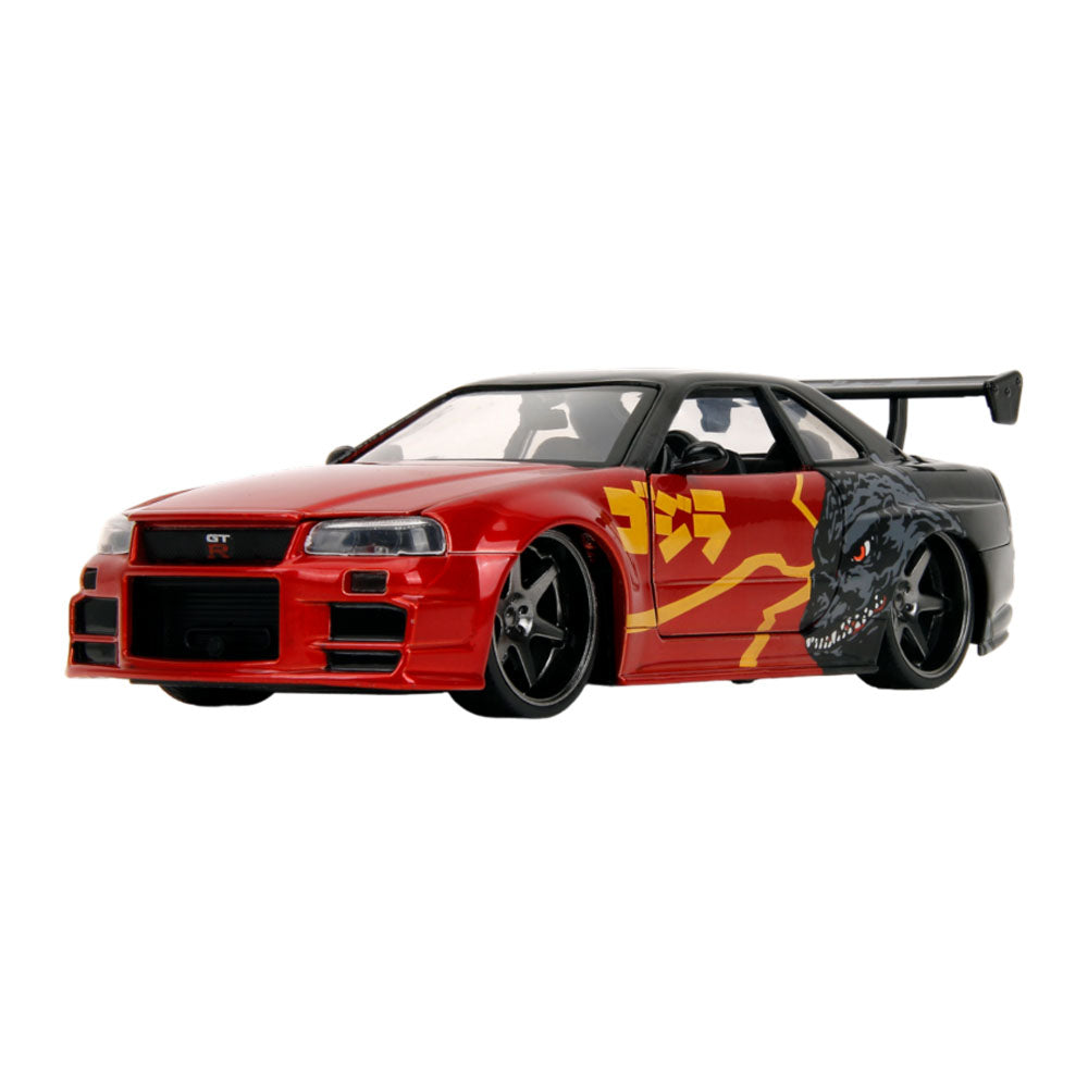 Godzilla Nissan GTR 1:24 Scale Diecast Vehicle