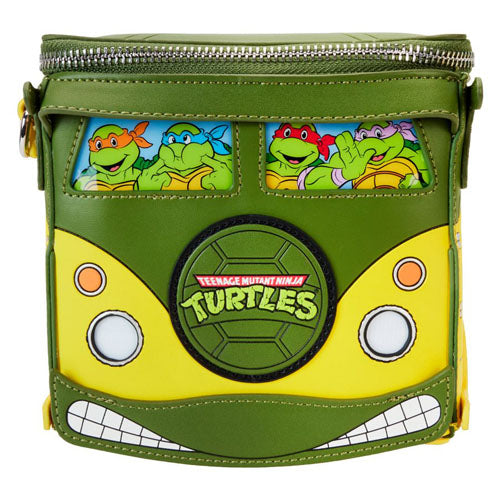 TMNT: 40th Anniv Party Wagon Figural Crossbody Bag