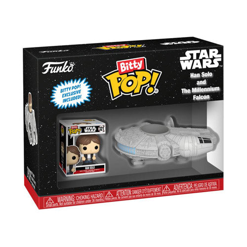 Star Wars Han Solo with MilleniumFalcon Bitty Pop! Ride