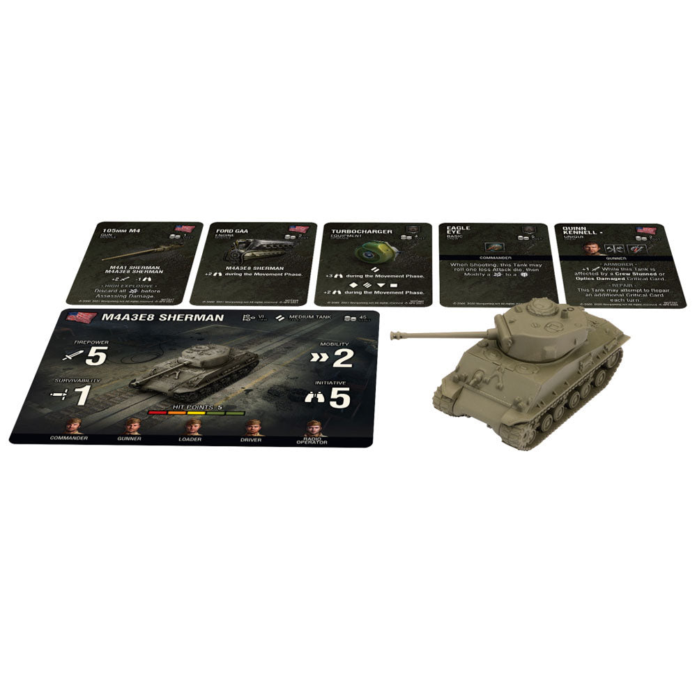 World of Tanks Miniatures Game Wave 7 American Easy Eight