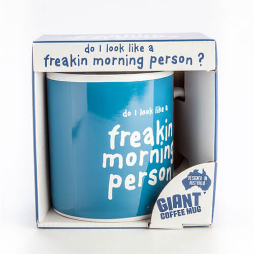 Morning Person Giant Coffee Mug