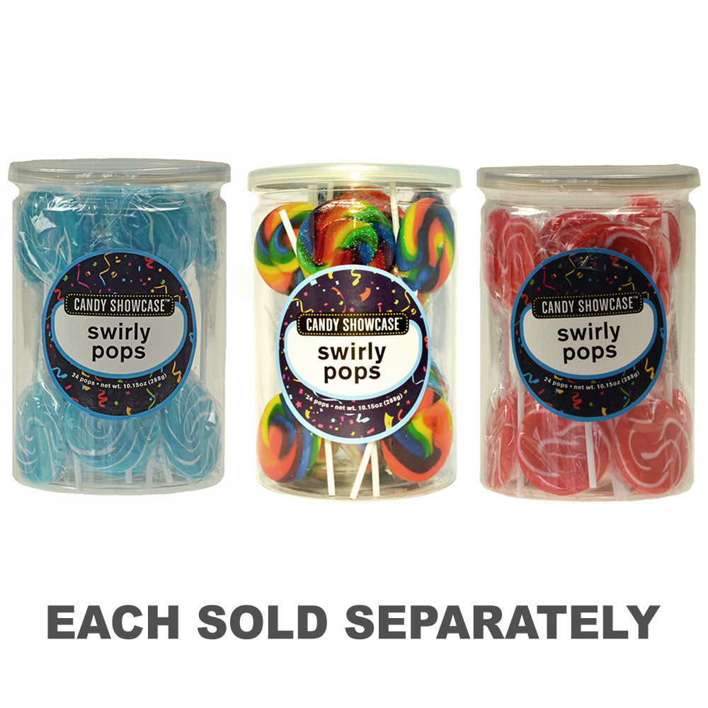 Candy Showcase Swirly Pops (24x12g)