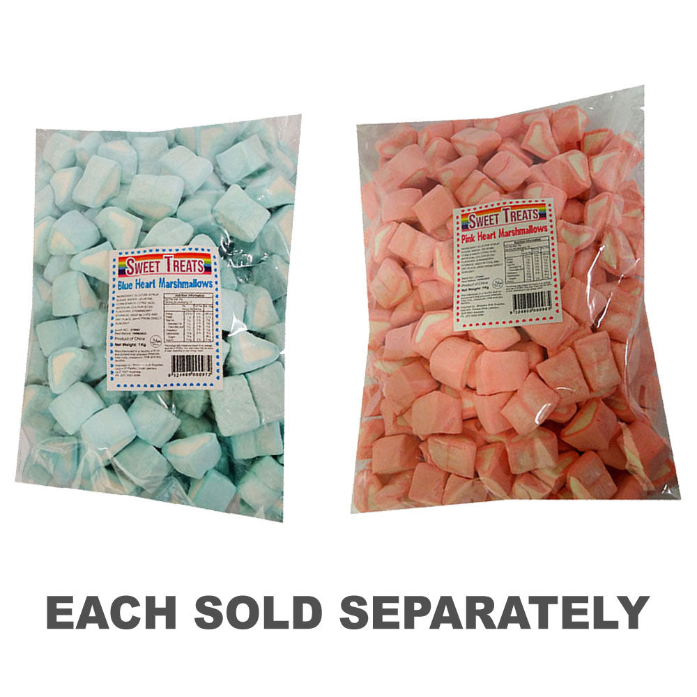 Sweet Treats Heart Shaped M. Mallows 750g