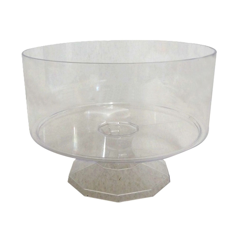 Clear Plastic Candy Buffet Trifle Jar Medium 13cm (Apx 2L)
