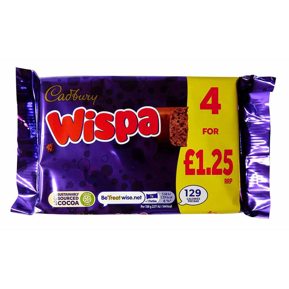 Cadbury Wispa Bar (4x23.7g)