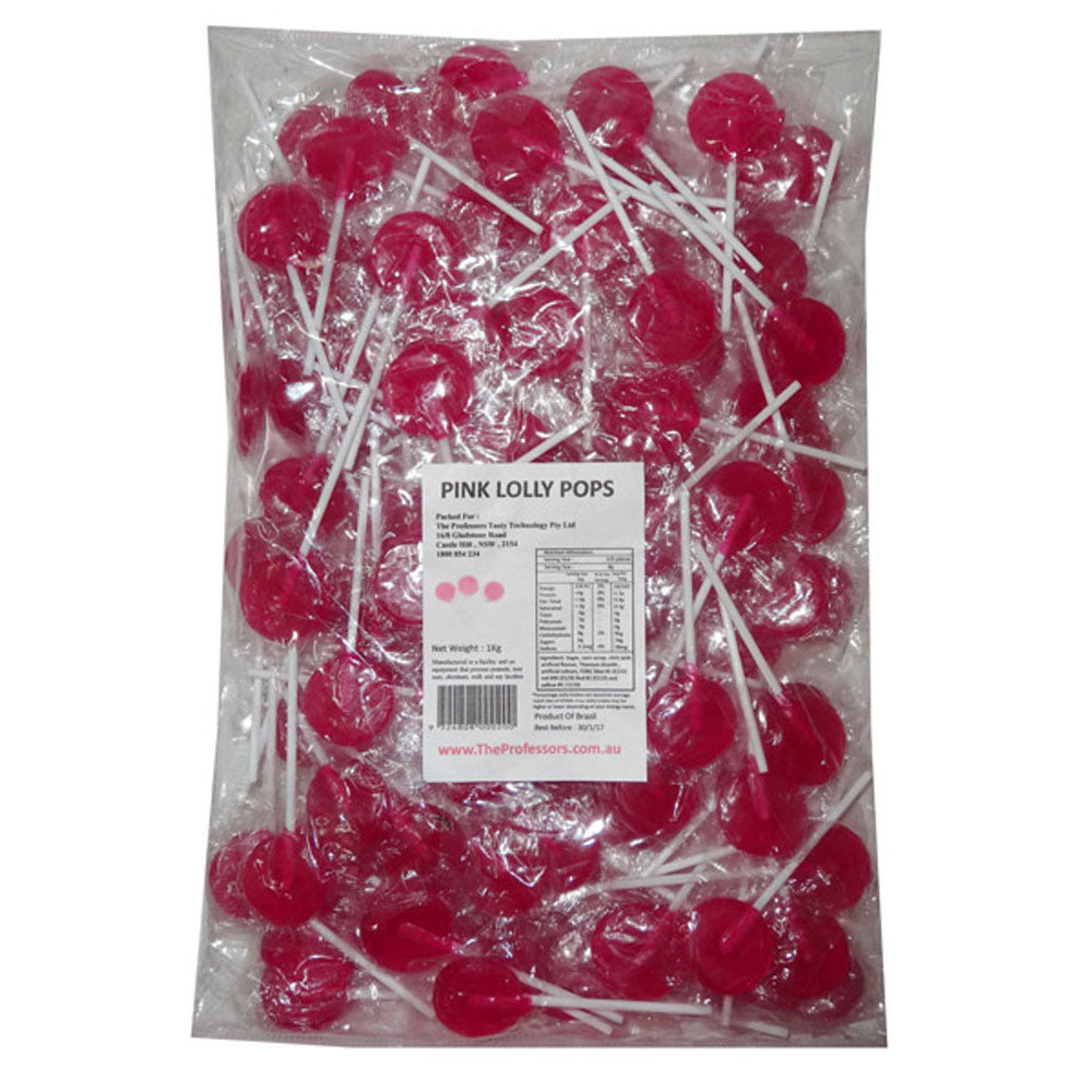 Sweet Treats Flat Pops 1kg (Approx 125pc)