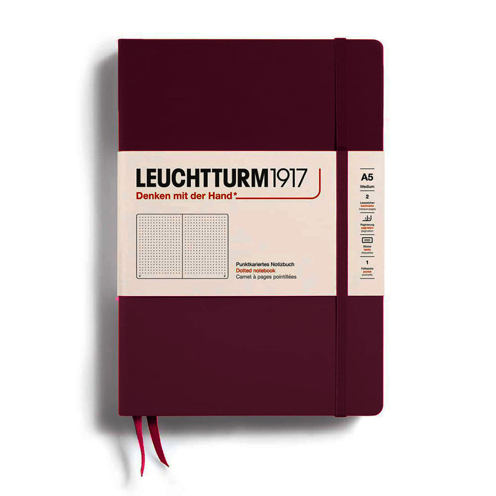 Leuchtturm Hardcover Dotted Notebook A5 (Red)