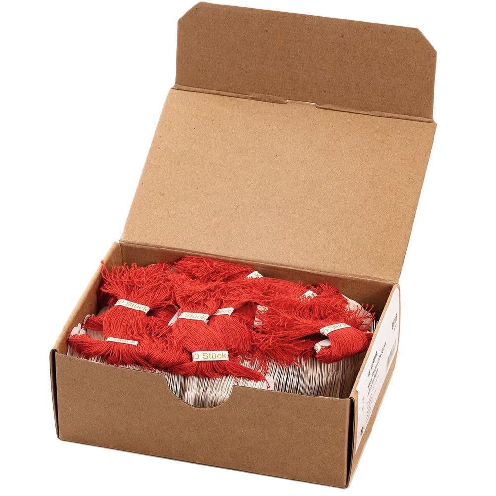 Herma Strung Marking Tags Red String 1000pc