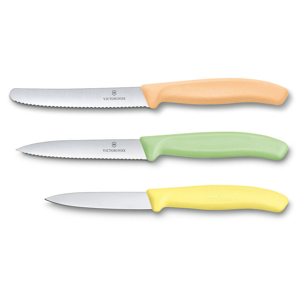 Victorinox Professional Paring Knife 3pcs (Yllw/Ornge/Green)