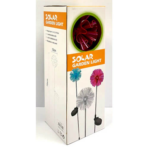 Solar Powered Garden Flowers Stake Light