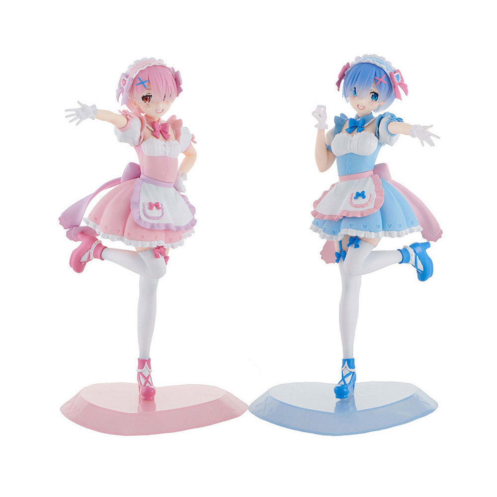 Re:ZERO Tenitol Yumekawa Maid Rem & Ram Set w/ Bonus Figure