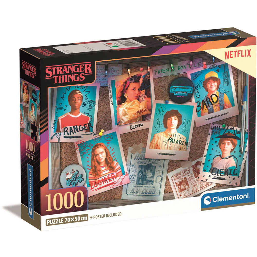 Clementoni Stranger Things Compact 1000-Piece Puzzle