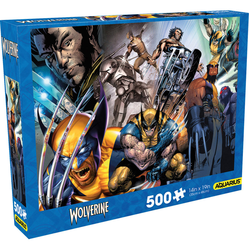 Aquarius Marvel Wolverine Collage Puzzle 500pc