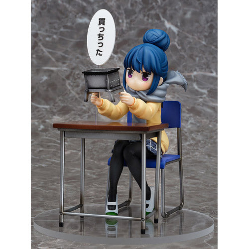 Laid Back Camp Rin Shima Look What I Bought Ver 1/7 Figure