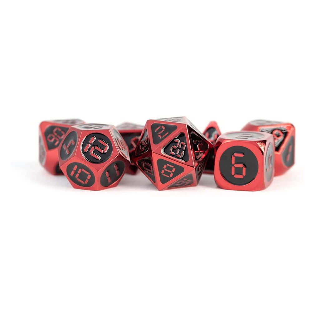 MDG Digital Enamel Metal Dice Set 16mm