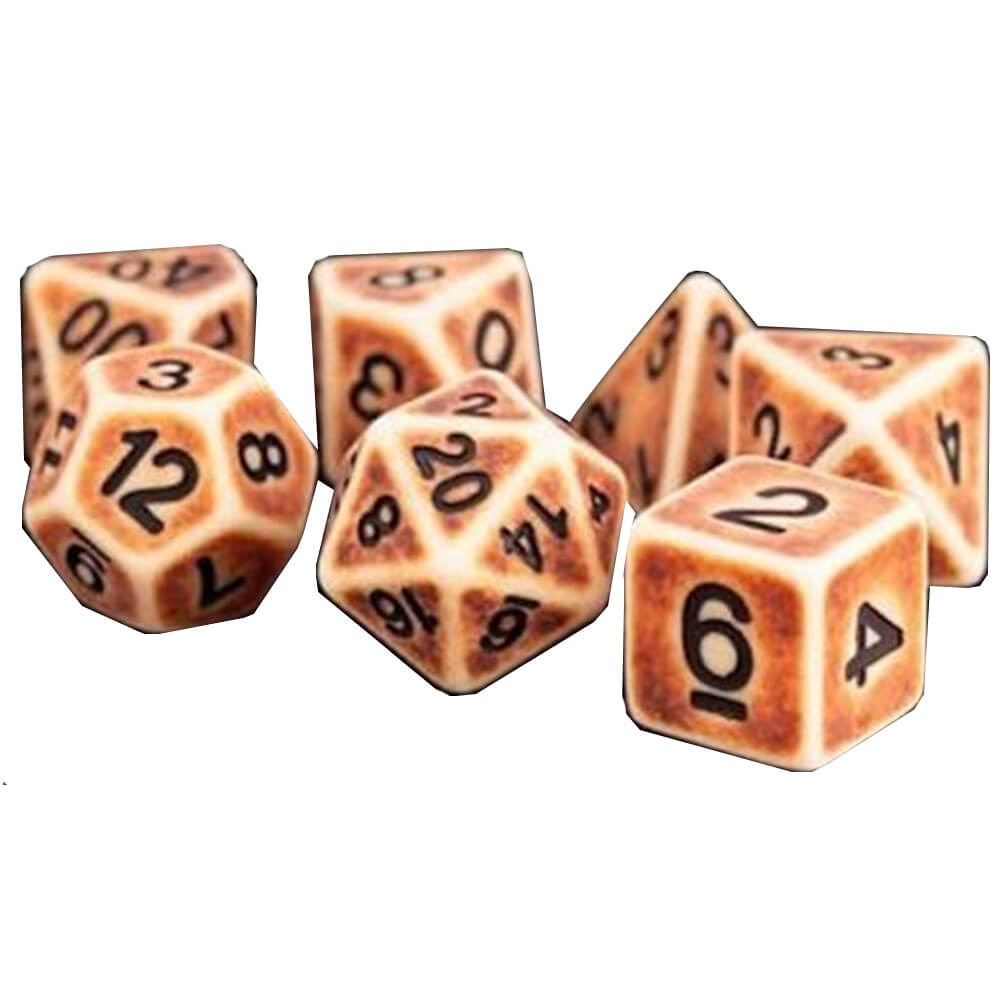 MDG Polyhedral Resin Dice Set