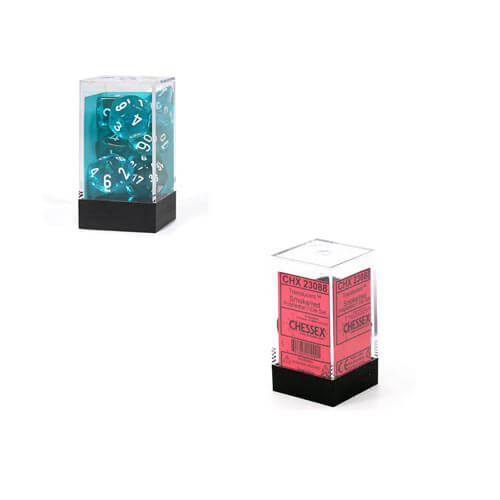 D7 Die Set Dice Translucent Poly (7 Dice)