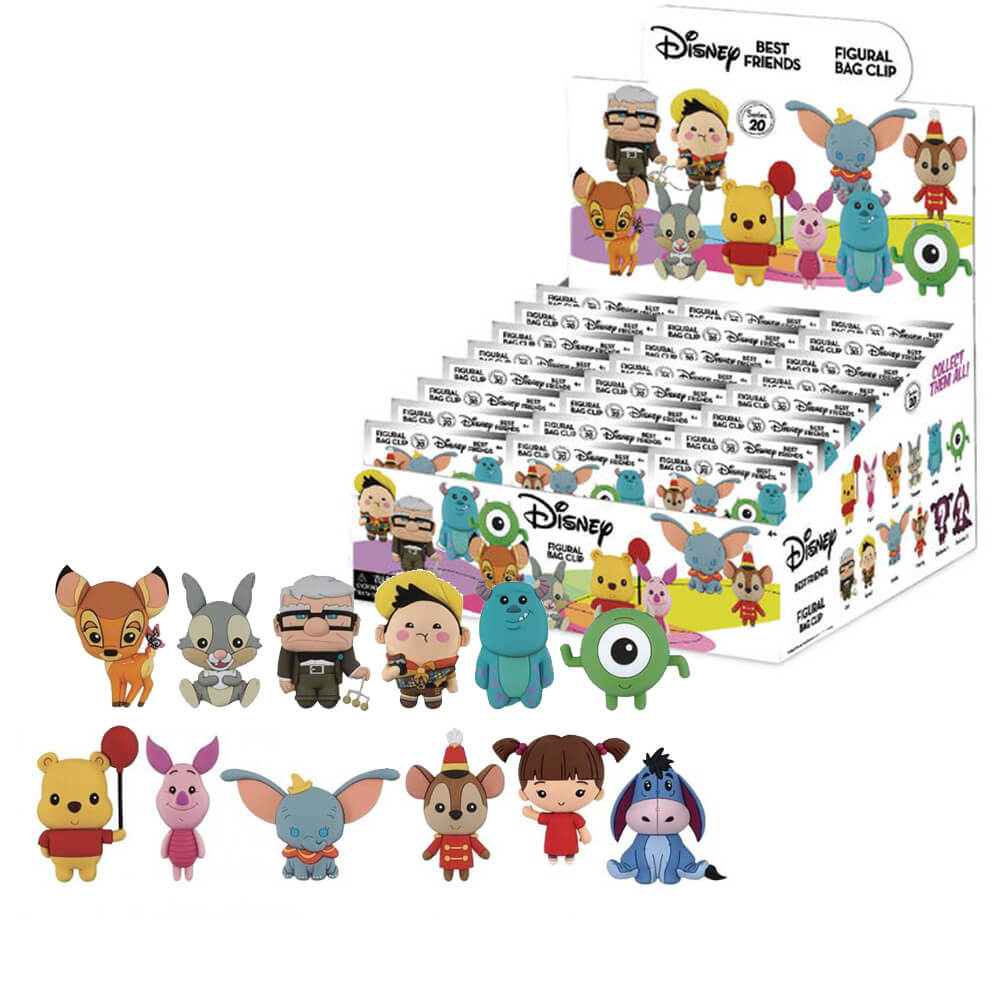 Keyring 3D Blind Bag Disney (24 Pk)