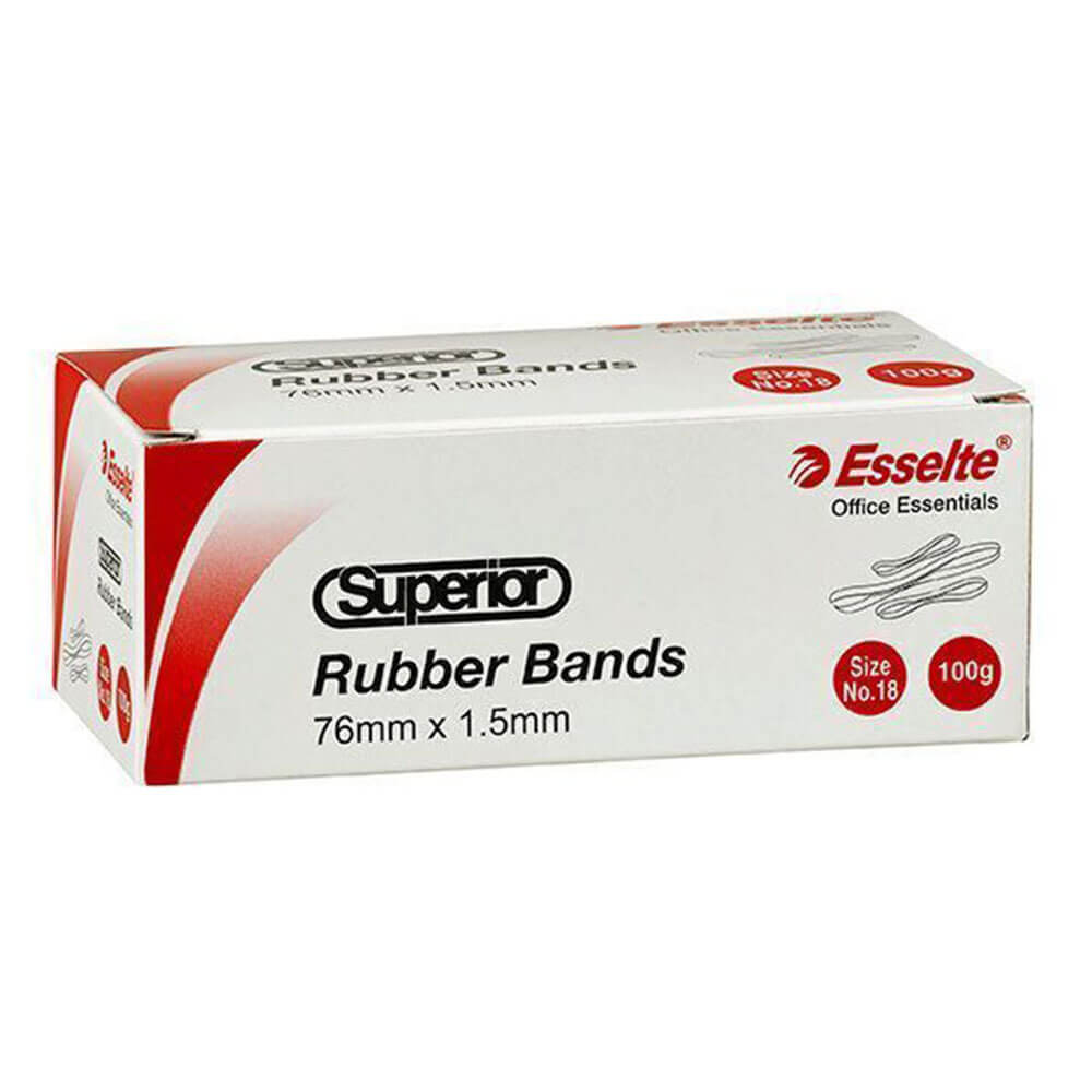 Esselte Superior Rubber Bands in Box 100g