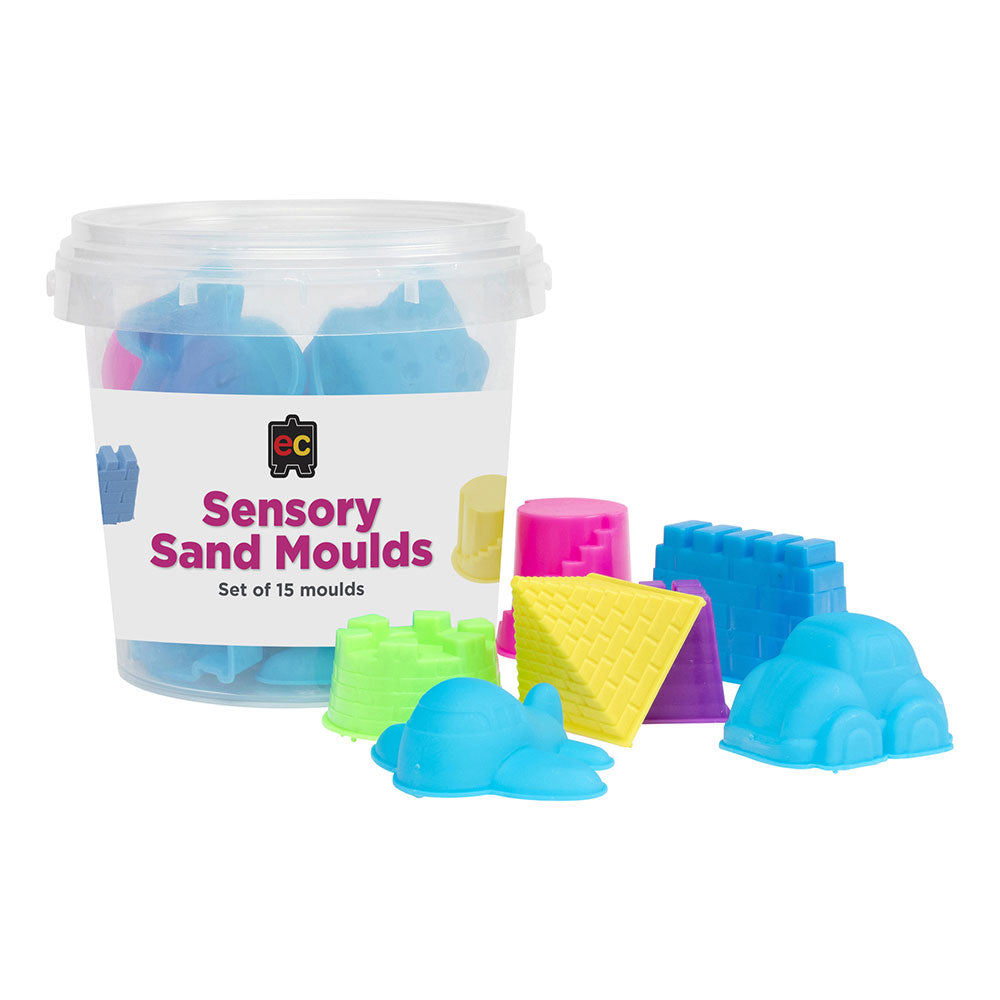 EC Sensory Sand Moulds (Pack of 15)