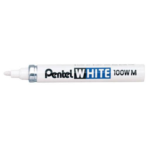 Pentel 100C-M Bullet Tip Marker (White)