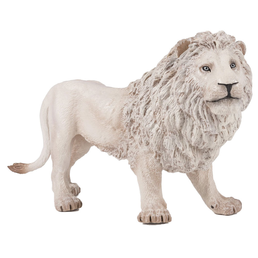 Papo Large White Lion Figurine