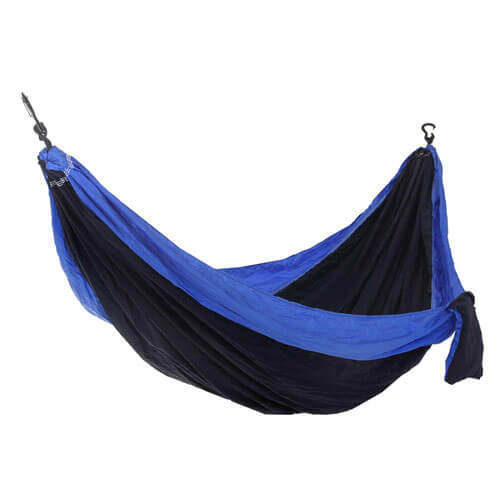 Travel Double Hammock w/ Carry Bag Plyster 2 Asst 270x135cm