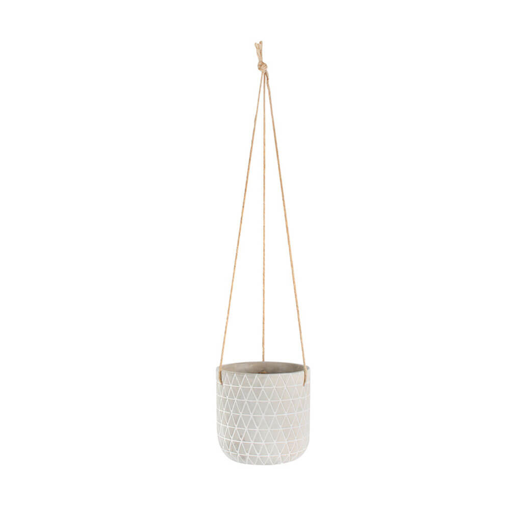 Destiny Hanging Cement Pot Planter