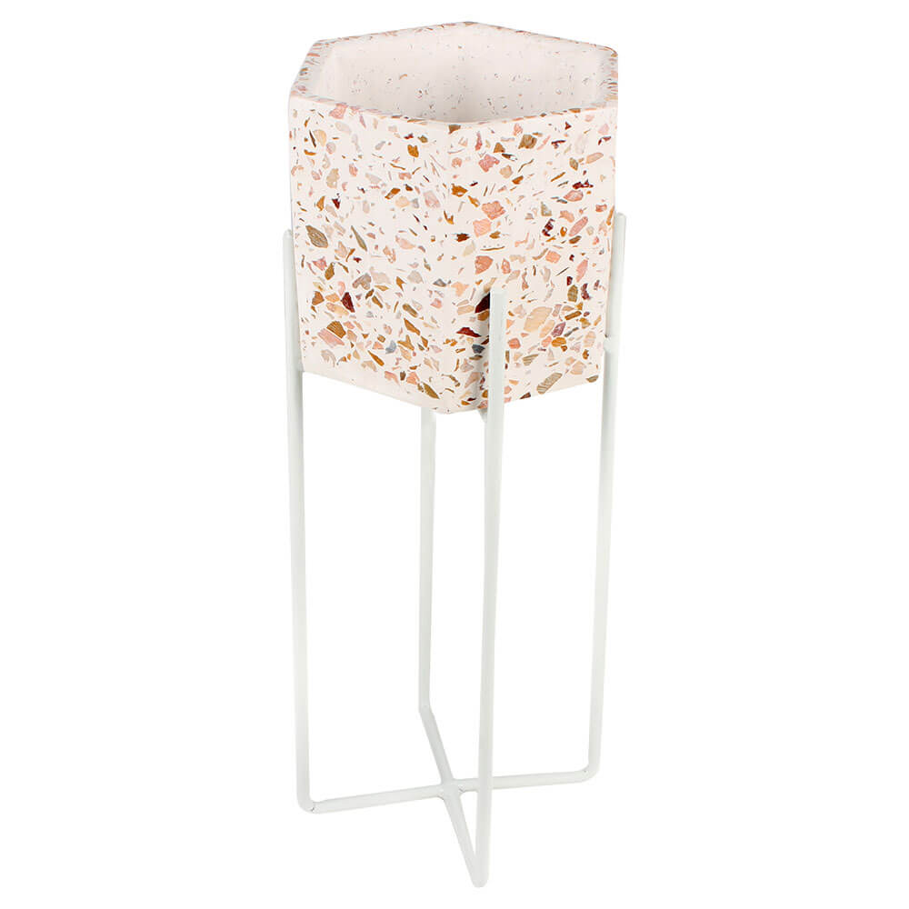 Luca Terrazzo Planter Stand