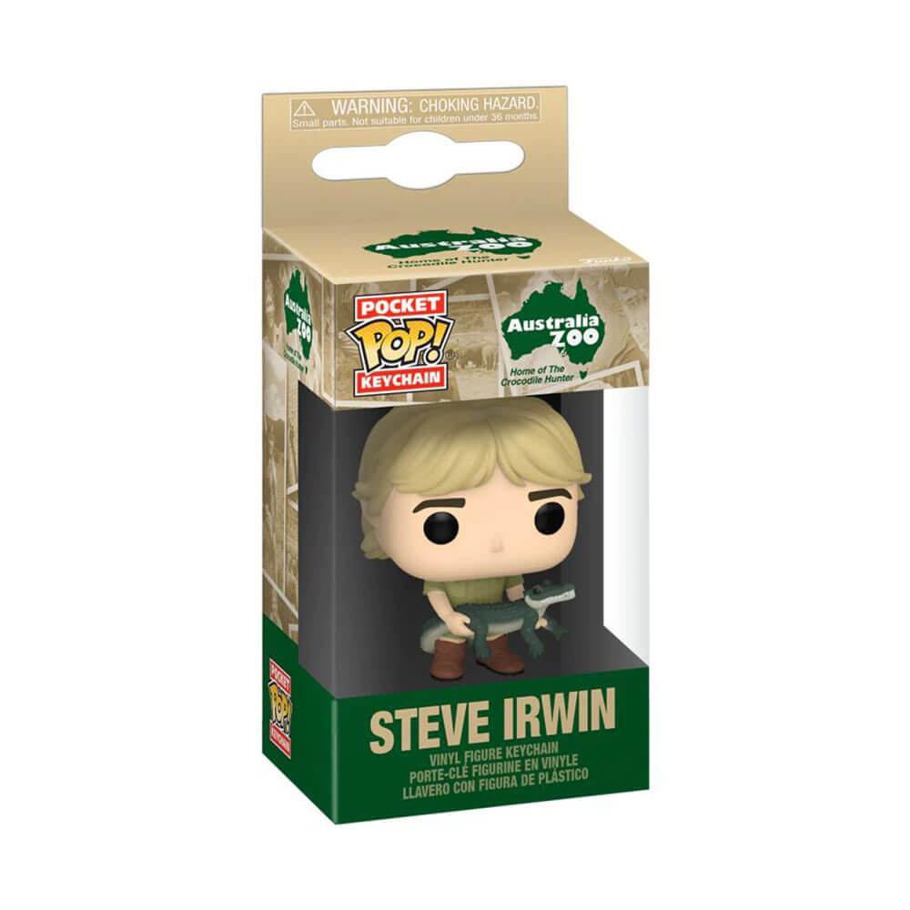 Crocodile Hunter Steve Irwin Pop! Keychain