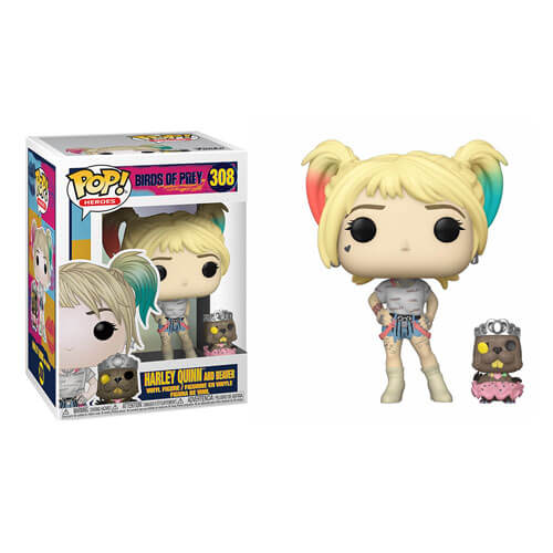 Birds of Prey Harley Quinn with Beaver Pop! Vinyl