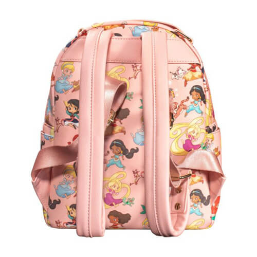 Disney Princesses Pinned Chibi Mini Backpack