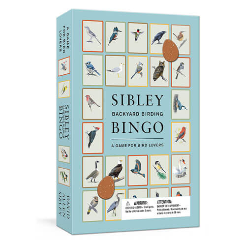 Sibley Backyard Birding Bingo Board Game