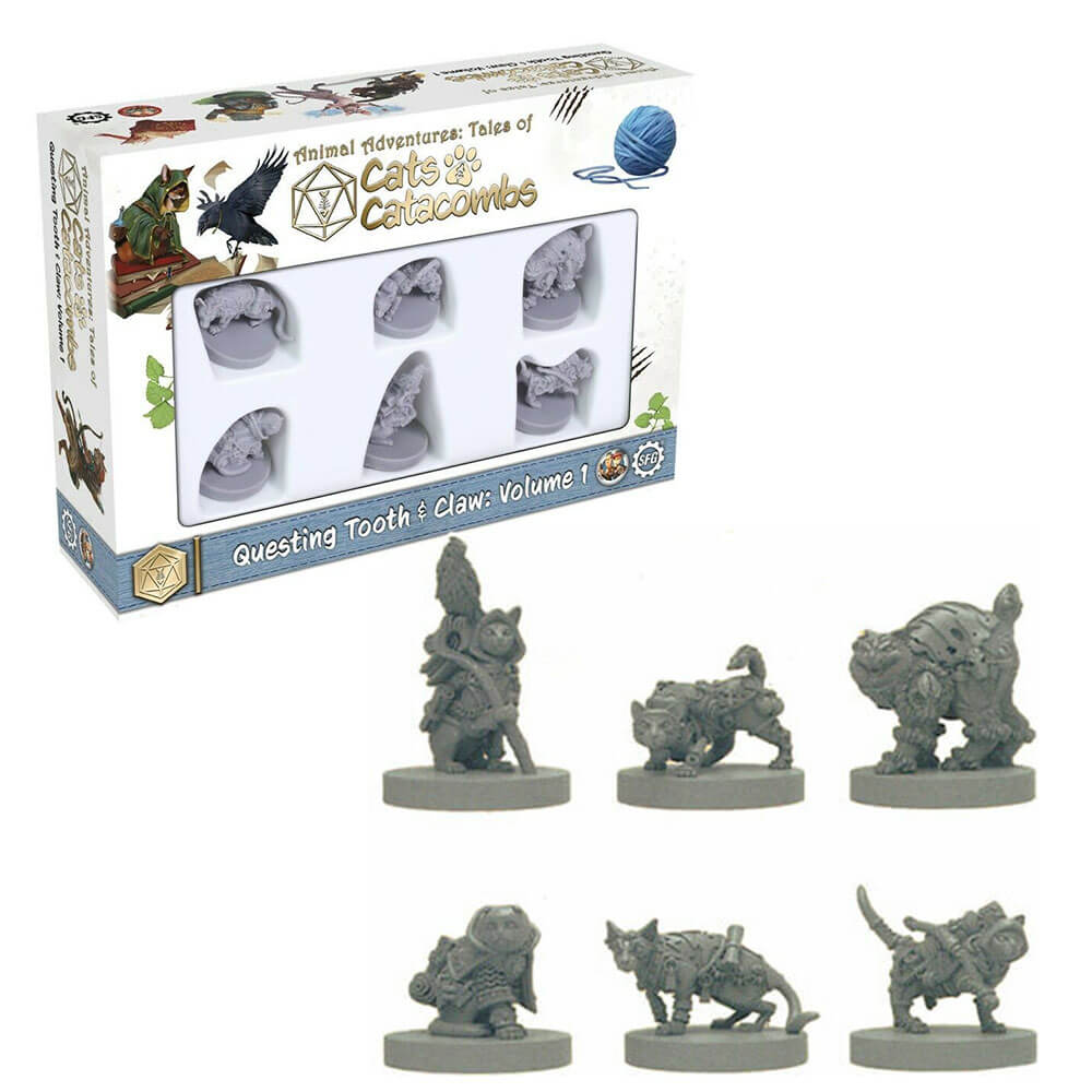 Cats and Catacombs Questing Tooth and Claw Minis