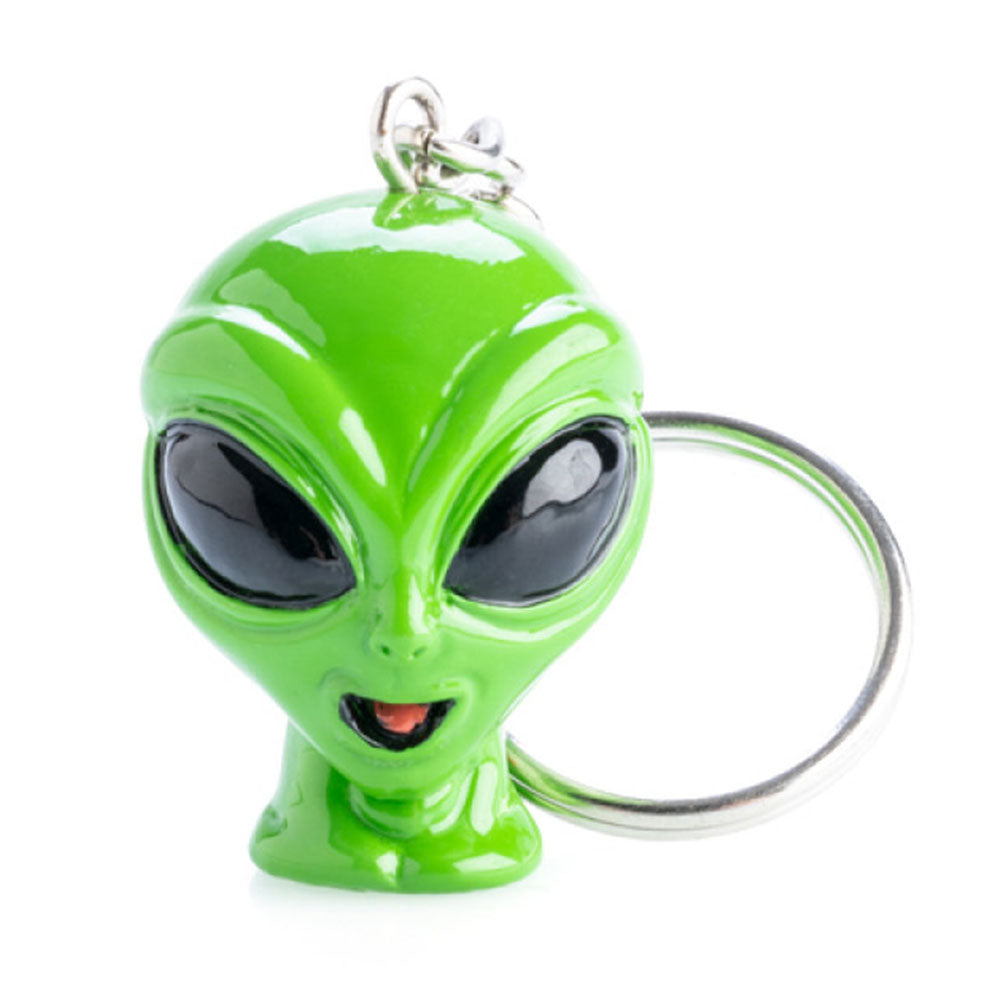 Space Budz Green Alien Keychain