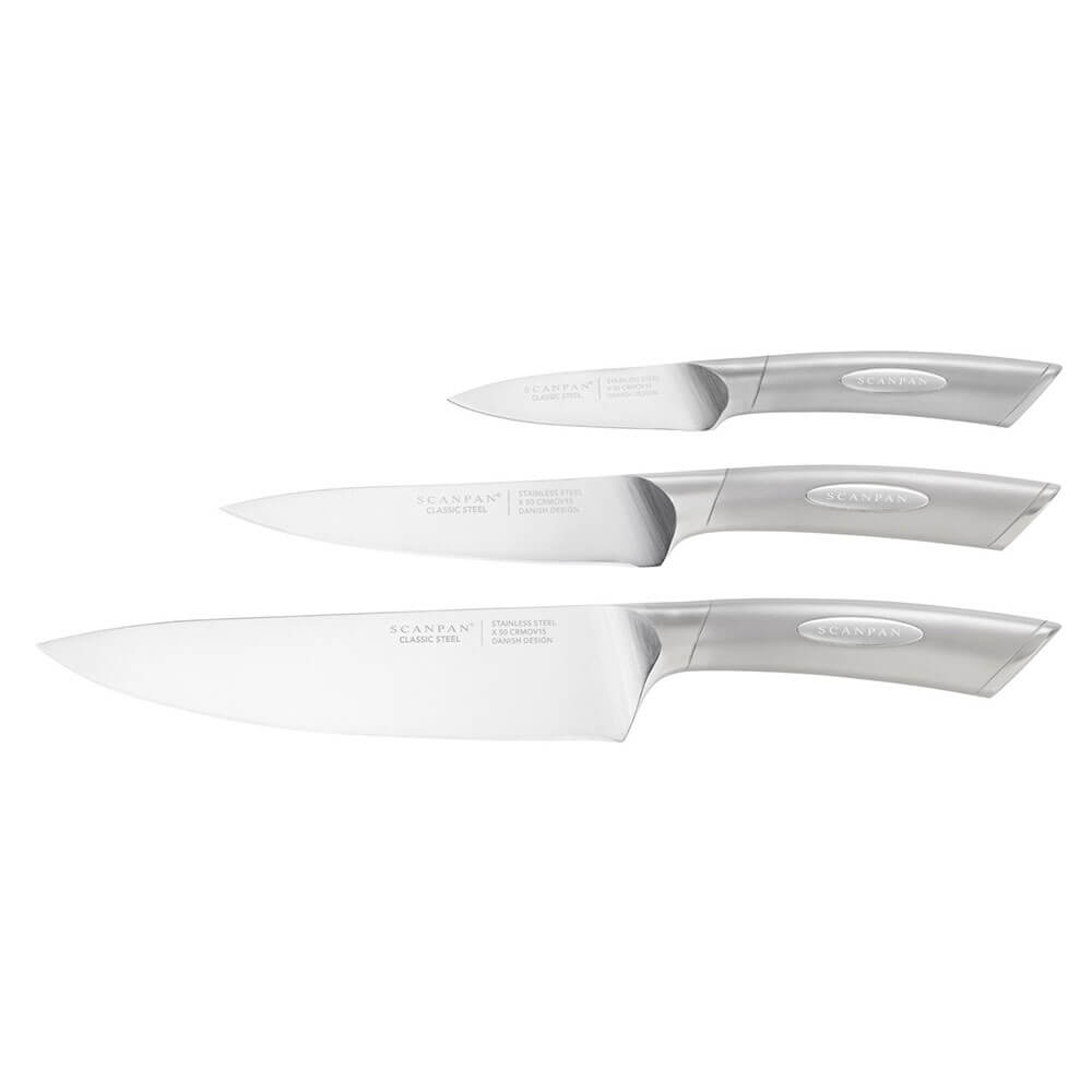 Scanpan Classic Chef Knife Set (3pcs)